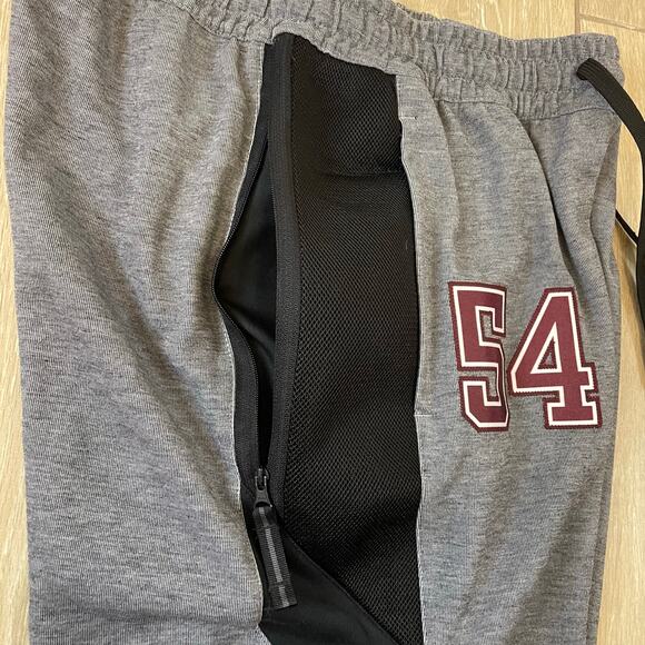 Nike Dri-Fit Men's Joggers CQ0307-032 Gray Sweatpants P Logo Size M NWT - Picture 10 of 11